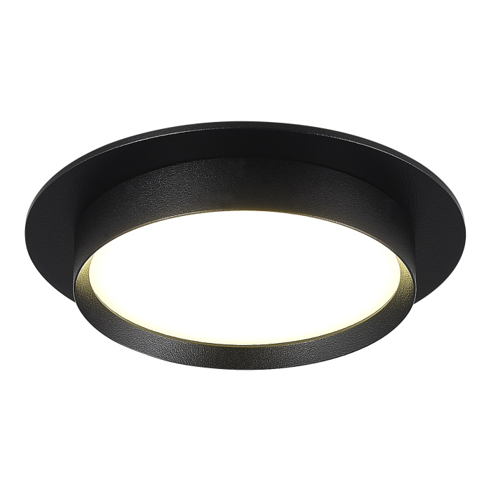 Светильник встраиваемый Черный GX53 1*50W IP20 D109xH43 220V Без ламп ST258.408.01