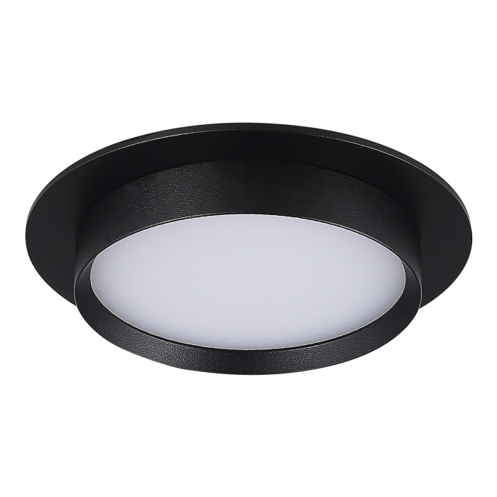 Светильник встраиваемый Черный GX53 1*50W IP20 D109xH43 220V Без ламп ST258.408.01