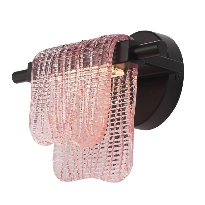 Светильник настенный ST-Luce черный/розовый LED 1*6W 3000K SL6021.401.06