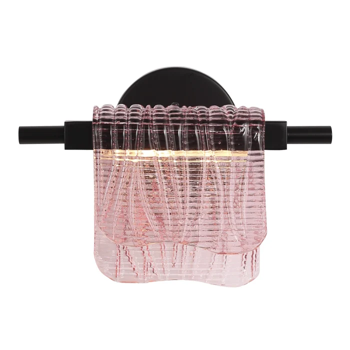 Светильник настенный ST-Luce черный/розовый LED 1*6W 3000K SL6021.401.06