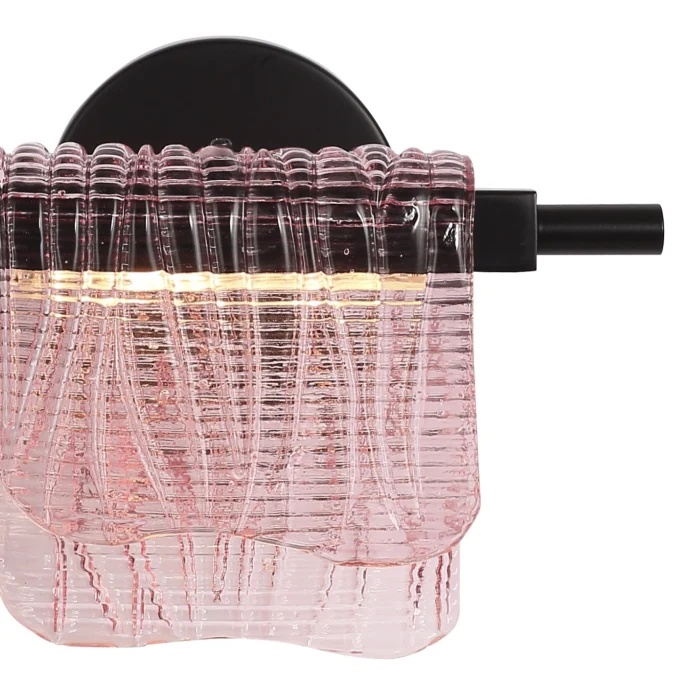 Светильник настенный ST-Luce черный/розовый LED 1*6W 3000K SL6021.401.06