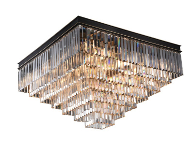 Потолочный светильник 31117/PL black+gold Newport