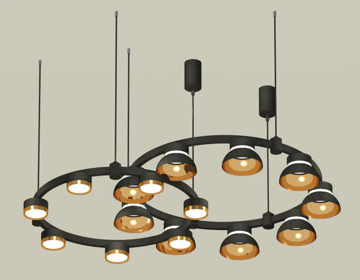 Комплект подвесного светильника Techno Ring с акрилом Ambrella light XR92091110