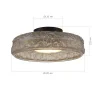Светильник потолочный ST-Luce черный/шампань LED 1*15W 4000K SL6143.422.01