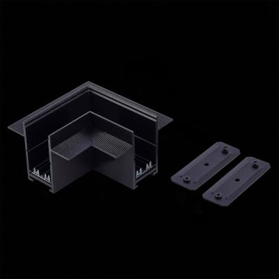 Угол-соединитель для встраиваемого шинопровода Skyline 220 ST-Luce Черный ST021.422.14