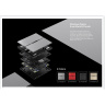 Смарт выключатель проводной (Zigbee) iLedex VISION INN SP 48V-4-BK