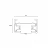 Шинопровод накладной Hesby Lighting Skylite 0001