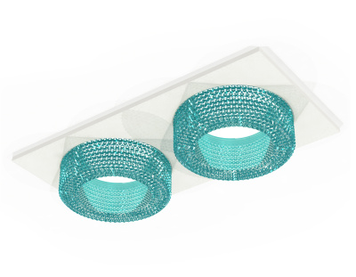 Комплект встраиваемого светильника с композитным хрусталем Ambrella light XC7635023