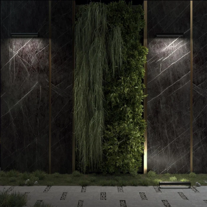 Уличный фасадный светильник Odeon Light Graze 7040/14WL