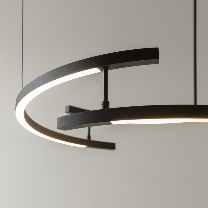 Люстра на штанге Maytoni Line MOD016PL-L52BK