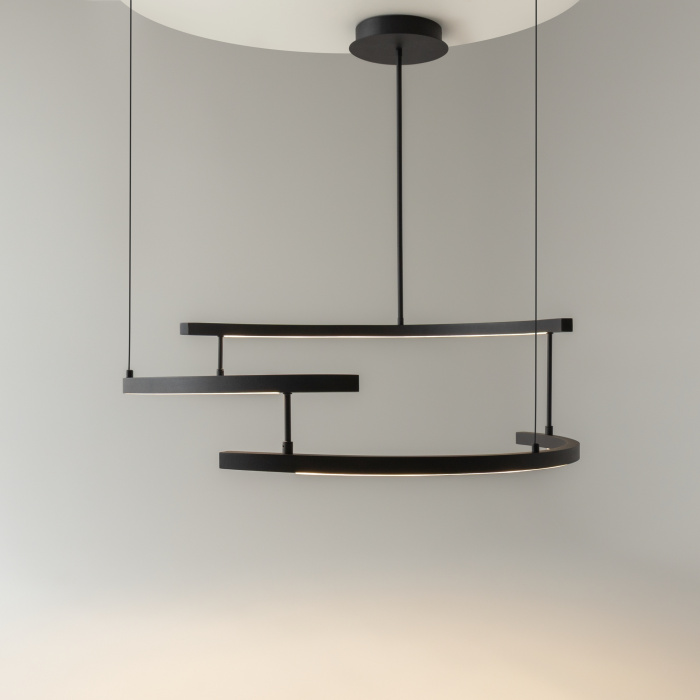 Люстра на штанге Maytoni Line MOD016PL-L52BK