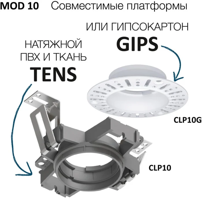 Точечный светильник Skytek SkyPORT.10 MOD-R CLP10MR2
