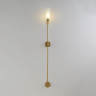 Бра Crystal Lux SIMPLY AP1.2 BRASS