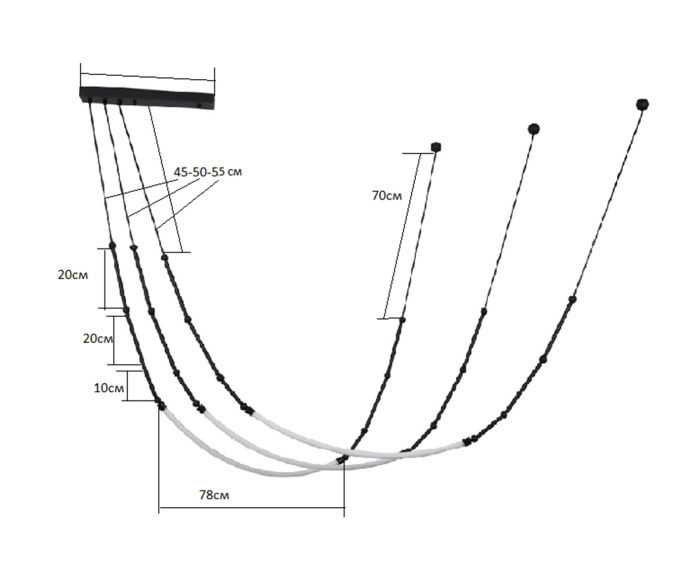 Подвесной светильник Бофорт Kink Light 08060-3AS,19