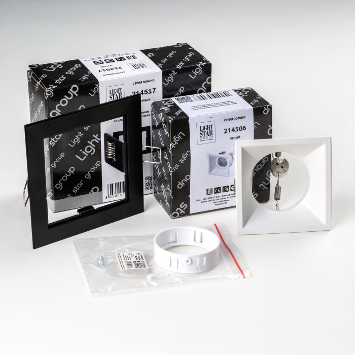 Комплект со светильником Lightstar Domino D51706WMOD