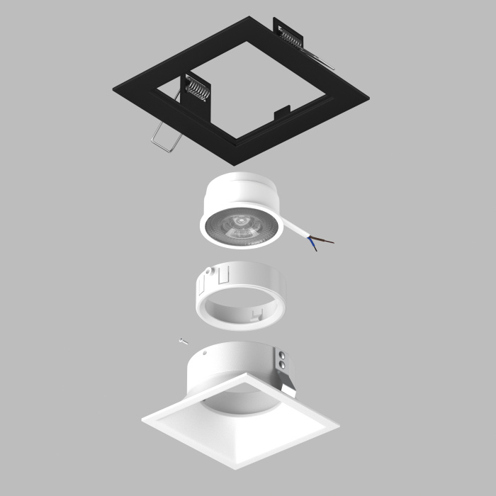 Комплект со светильником Lightstar Domino D51706WMOD