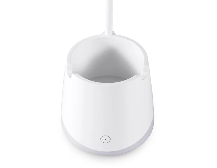 Светодиодная настольная лампа с аккумуляторной батареей, USB-проводом и канцелярским стаканом Ambrella light DE563