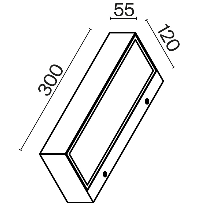 Светильник настенный Maytoni Lot O428WL-L20W3K
