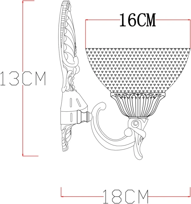 Бра Arte Lamp Fedelta A5861AP-1WG