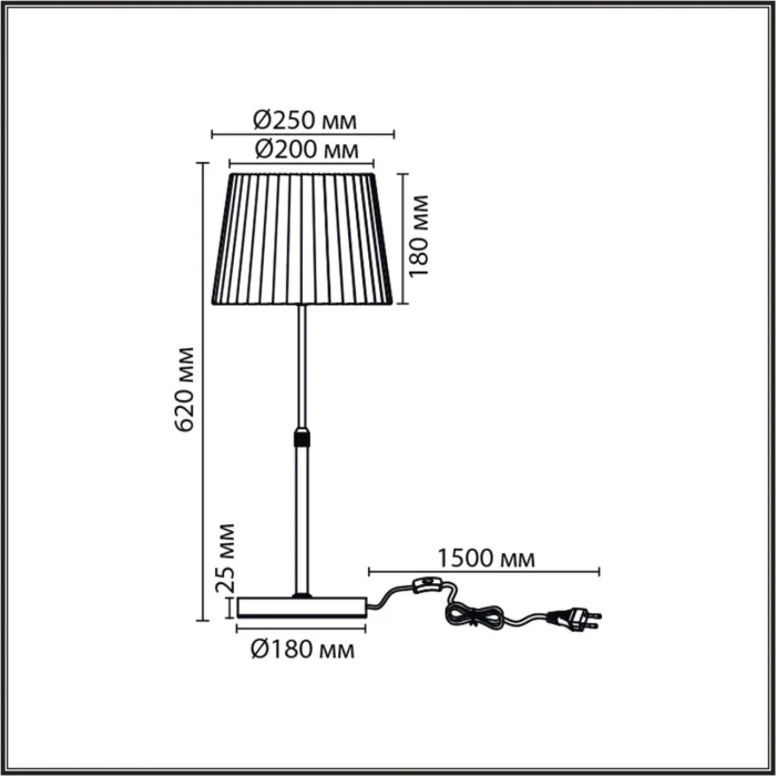 Настольная лампа LUMION MODERNI 8302/1T