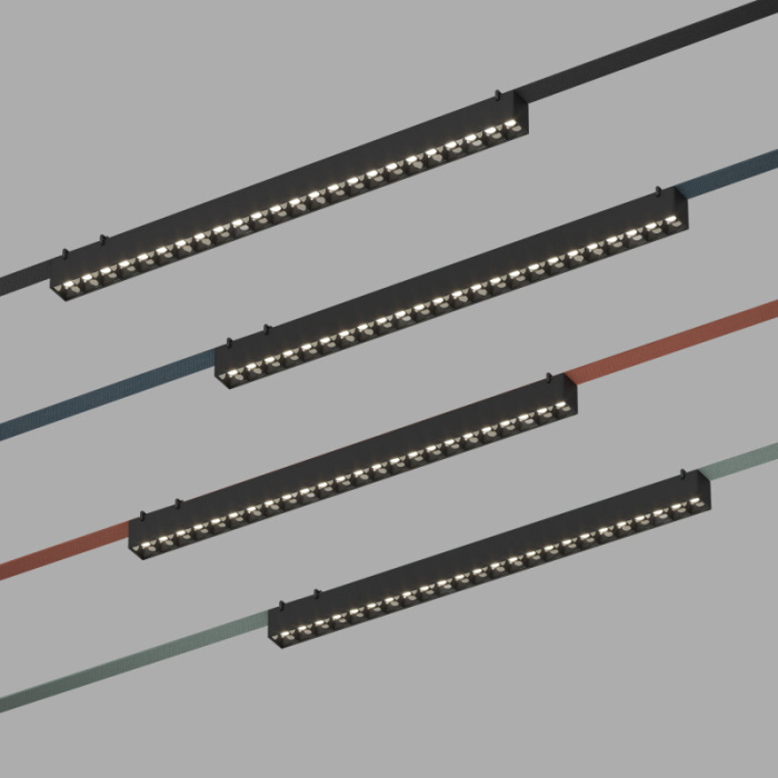 Светильник на шине Denkirs BELTY GRILL DK5573-BK