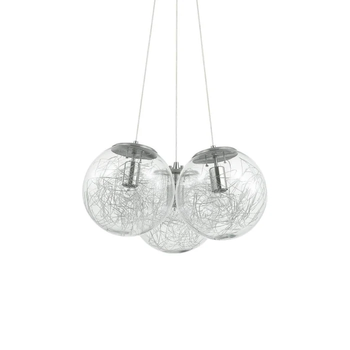 Подвесная люстра Ideal Lux Mapa Sat SP3 Nickel 176031