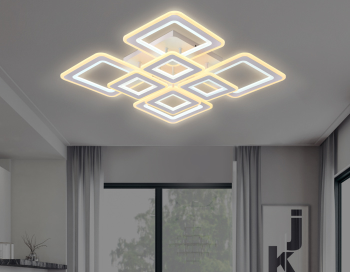 Потолочный светодиодный светильник с пультом Ambrella light FA868