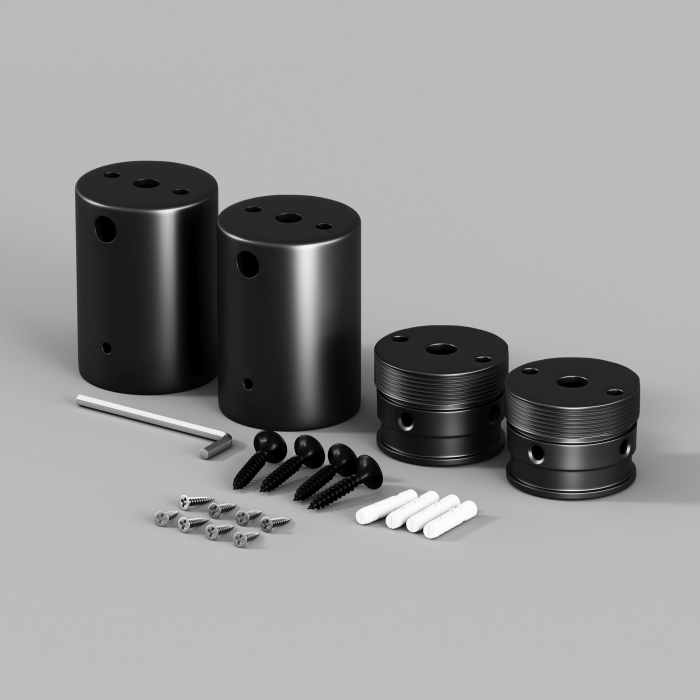 Бра Cloyd HELION-A W4 / выс. 62 см - хром - дымчатое стекло (арт.20320)