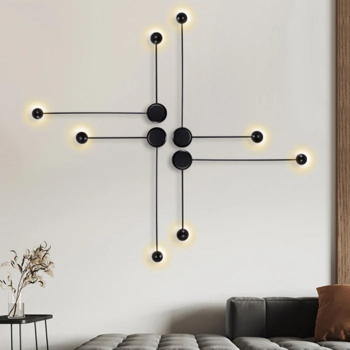 Бра Pin Wall Light A Black ImperiumLoft