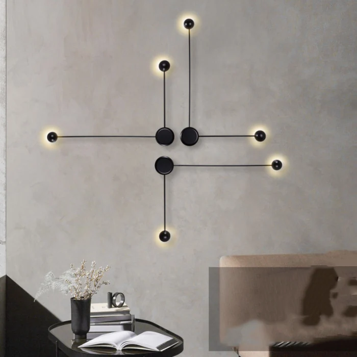 Бра Pin Wall Light A Black ImperiumLoft
