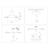 Встраиваемый точечный светильник MR16 с акрилом Ambrella light TN3321
