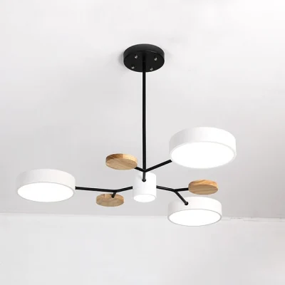 Люстра на штанге MEADE 4 lamps White ImperiumLoft