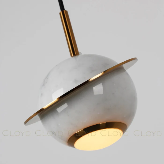 Подвесной светильник Cloyd ASTRAM P1 / латунь - бел.мрамор (арт.11052)