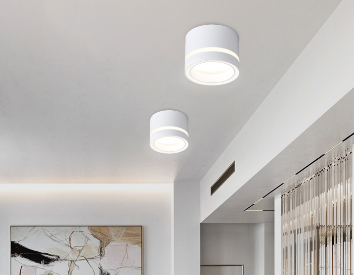 Накладной точечный светильник GX53 Ambrella light TN5245