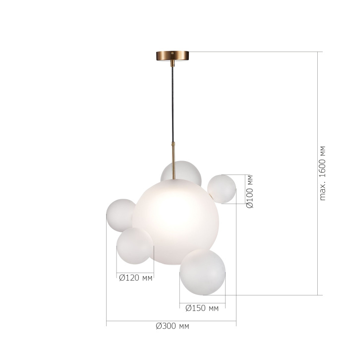 Светильник подвесной BOPONE ST LUCE SL1133.513.01