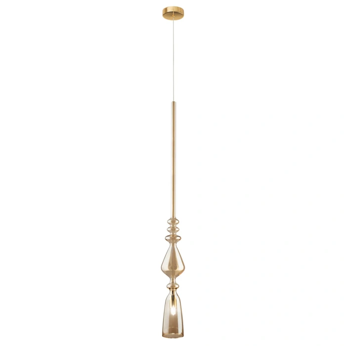 Светильник подвесной Crystal Lux LUX NEW SP1 B AMBER