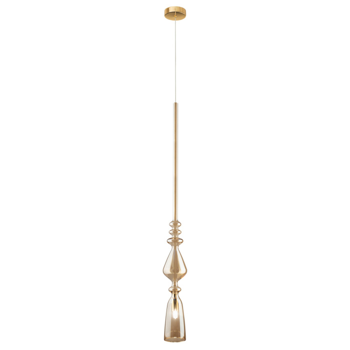 Светильник подвесной Crystal Lux LUX NEW SP1 B AMBER