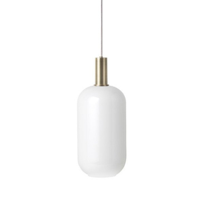 Подвесной светильник Ferm Living Opal Lamp вытянутый ImperiumLoft