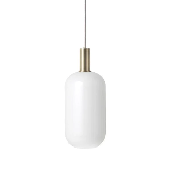 Подвесной светильник Ferm Living Opal Lamp вытянутый ImperiumLoft