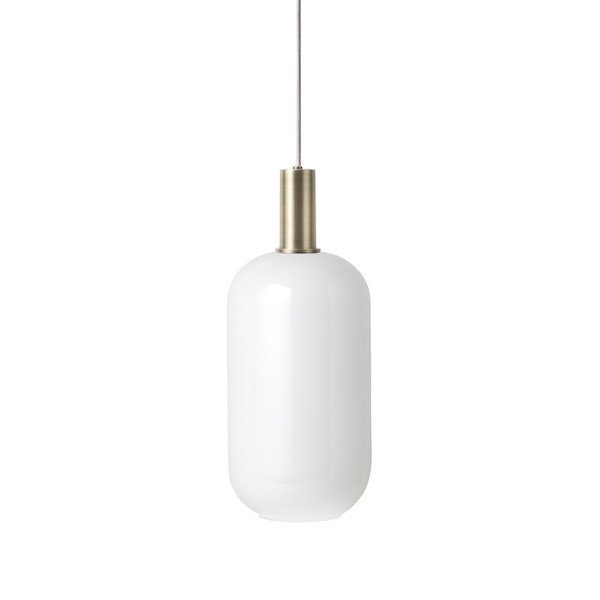 Подвесной светильник Ferm Living Opal Lamp вытянутый ImperiumLoft