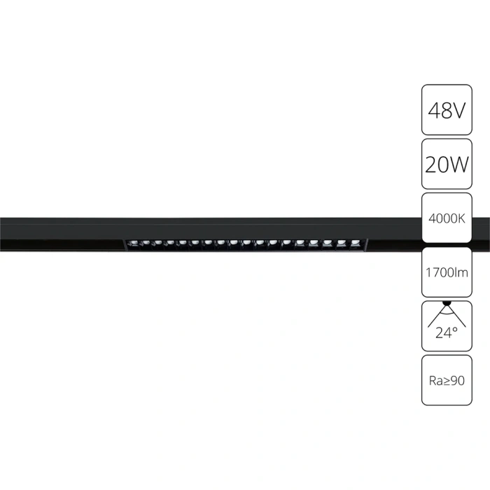 Магнитная трековая система Arte Lamp LINEA A4635PL-1BK