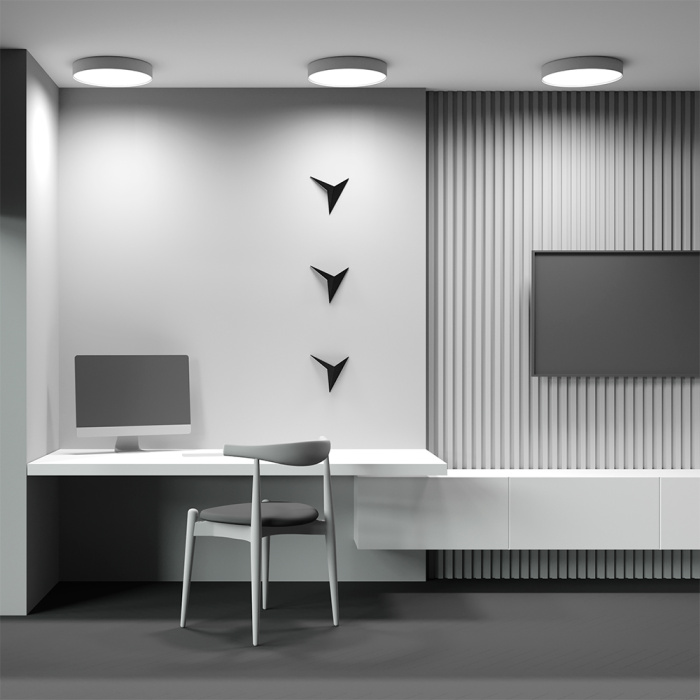 Потолочный светильник Maytoni Zon C032CL-45W4K-RD-W