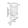 Подвесная люстра Ledron SLC7391/Px15 White TRIAC