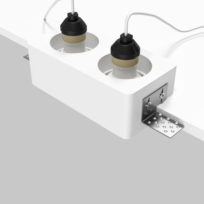 Встраиваемый светильник Maytoni Gyps Modern DL123-GU10-02-W