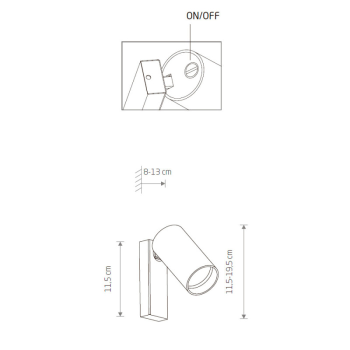 Накладной светильник спот Nowodvorski Mono Black 7840