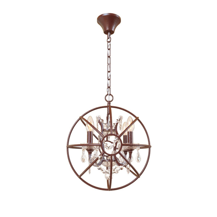 Подвесная люстра Loft it Foucaults orb crystal LOFT1897/4