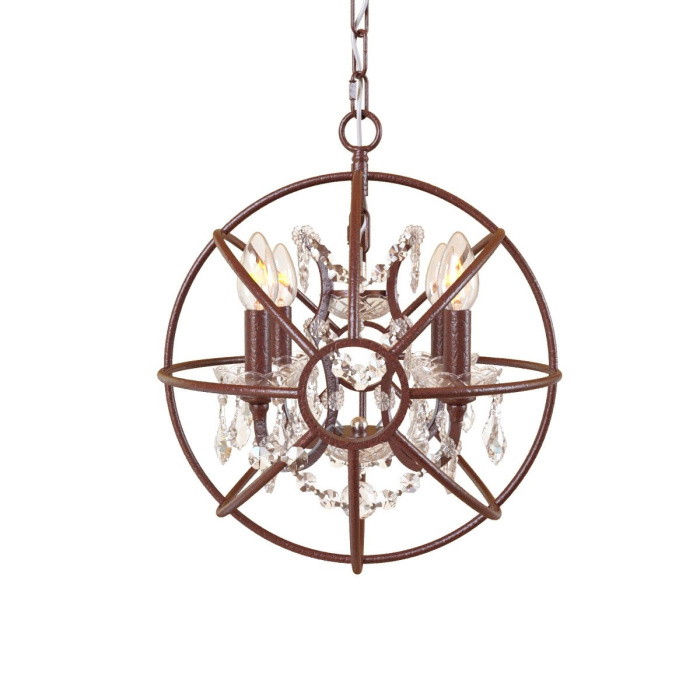 Подвесная люстра Loft it Foucaults orb crystal LOFT1897/4