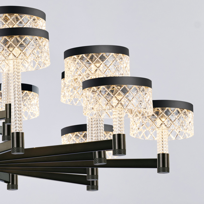 Подвесная люстра Delight Collection Diamond cut MD21020075-20A matt black
