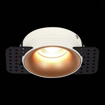 Светильник встраиваемый Белый GU10 1*50W IP20 D78xH30 165-265V Без ламп ST218.528.01