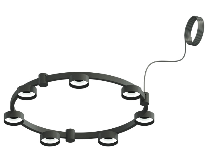 Корпус светильника Techno Ring подвесной для насадок D85 Ambrella light C9238